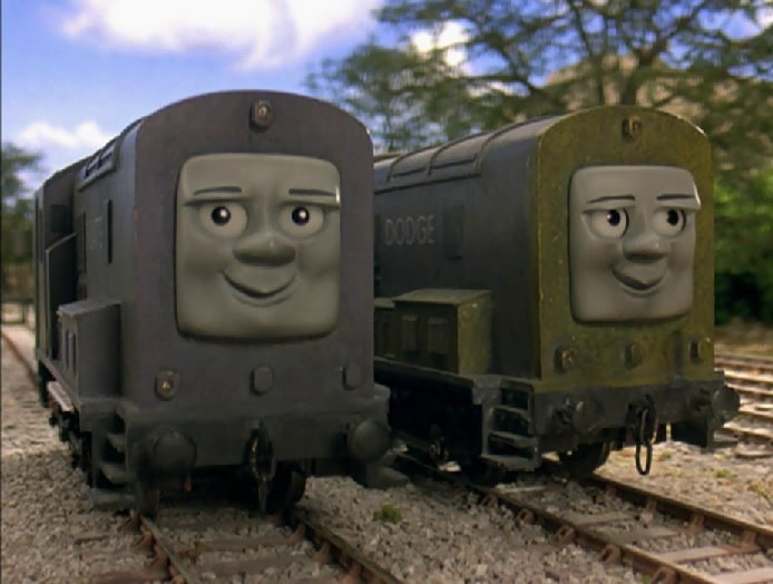 Two train which is the frictional character of Thomas and the Magic Railroad